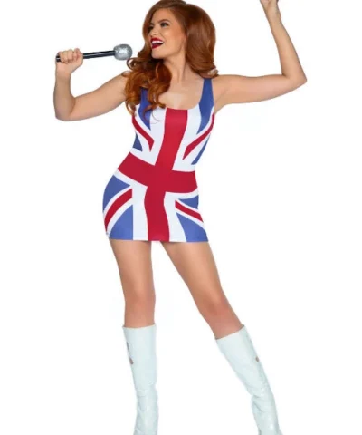 Leg Avenue International British Flag Dress Costume