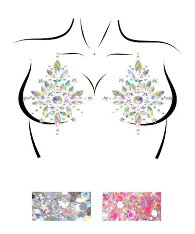 Leg Avenue Costume Jewelry Cambria Adhesive Jewel Nipple Stickers