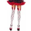 Leg Avenue Card Suit Thigh High Stockings