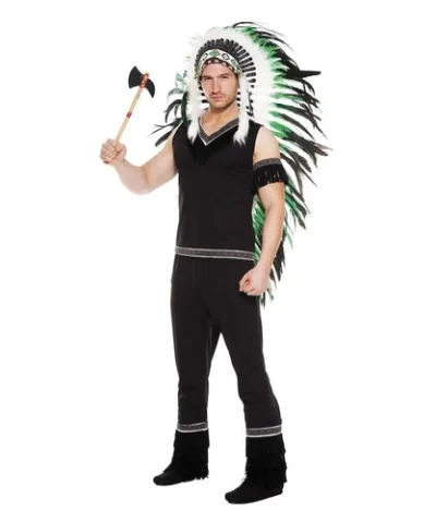 Music Legs Warriors & Gods Cherokee Warrior Indian Costume