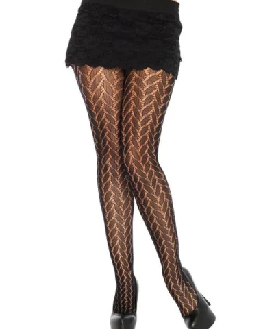 Leg Avenue Cindy Plaited Lace Tights