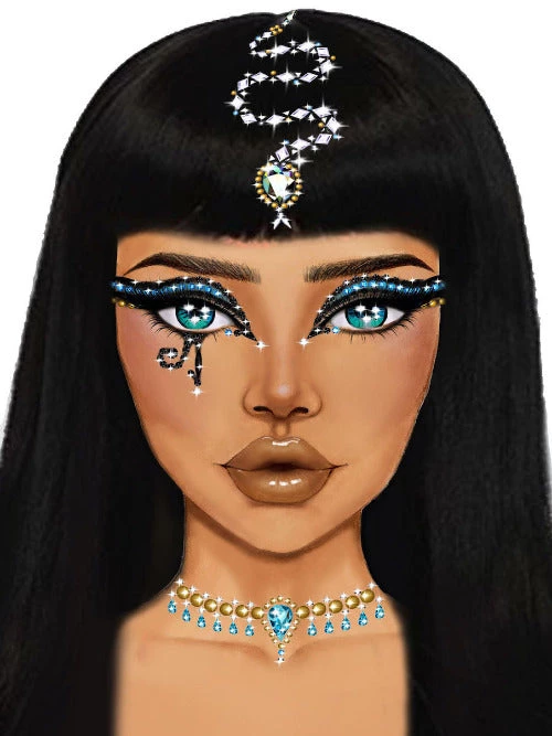 Leg Avenue Costume Jewelry Cleopatra Adhesive Face Jewels Sticker