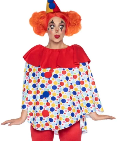 Leg Avenue Clown Poncho Costume Circus & Clowns