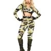 Music Legs Commando Soldier Womens Costume