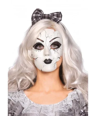 Leg Avenue Face Mask Creepy Porcelain Doll Mask With Strap