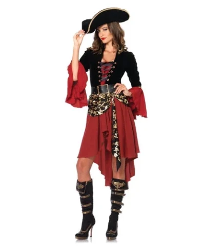 Leg Avenue Cruel Seas Captain Costume Ladies Pirates
