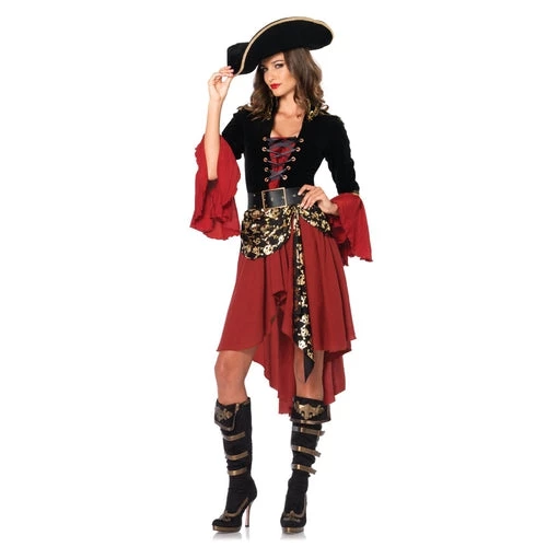 Leg Avenue Cruel Seas Captain Costume Ladies Pirates