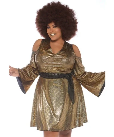 Leg Avenue Curvy Disco Doll Costume Oldies Time Period