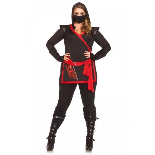 Leg Avenue Curvy Ninja Assassin Costume Ladies Pirates
