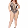 Leg Avenue Dangerous Curves Plus Bodysuit Teddy And Bodysuits