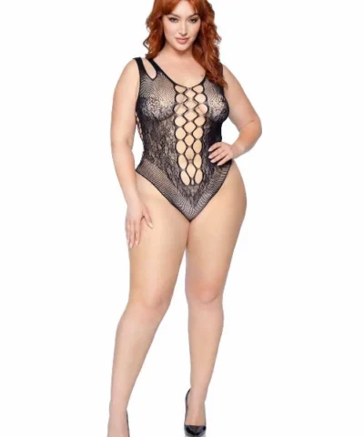 Leg Avenue Dangerous Curves Plus Bodysuit Teddy And Bodysuits