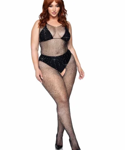 Leg Avenue Dare Me Rhinestone Bodystocking