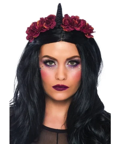 Leg Avenue Best Selling Products Dark Velvet Unicorn Flower Costume Headband