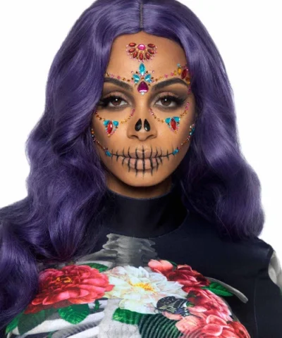 Leg Avenue Day Of The Dead Jewels Sticker Costume Jewelry