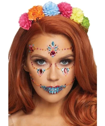 Leg Avenue Day Of The Dead Jewels Sticker Costume Jewelry