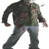 Rubies Mens Licensed Costumes Deluxe Adult Jason Shirt With Molded Pieces And Mask