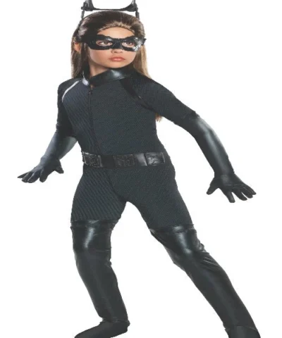 Rubies Deluxe Kids Catwoman Costume Kids Licensed Costumes