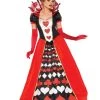 Leg Avenue Deluxe Queen Of Hearts Costume Fairytale & Fanasty