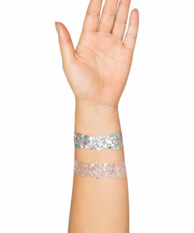 Leg Avenue Dream Adhesive Mirror Star And Rhinestone Face Glitter