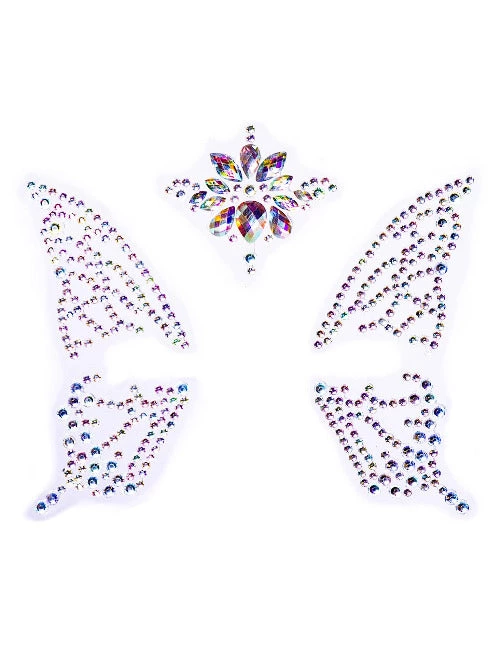 Leg Avenue Fairy Adhesive Face Jewels Sticker Costume Jewelry