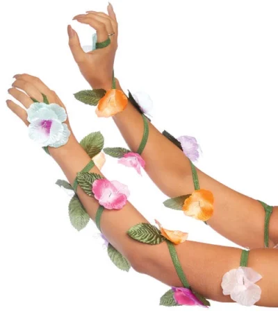 Leg Avenue Flower Arm Wrap Gloves & Arm Warmers