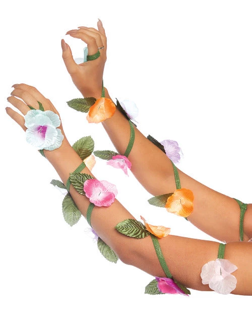 Leg Avenue Flower Arm Wrap Gloves & Arm Warmers