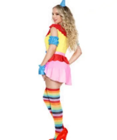 Music Legs Fun World Clown Womens Costume