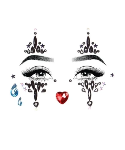 Leg Avenue Harlequin Clown Jewels Sticker