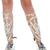 Leg Avenue Festival & Rave Iridescent Studded Shin Guards