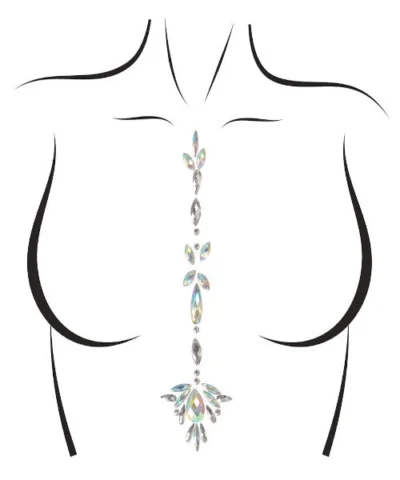 Leg Avenue Costume Jewelry Jade Adhesive Body Jewels Sticker