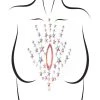 Leg Avenue Juniper Adhesive Body Jewels Sticker