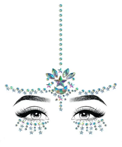 Leg Avenue Karma Adhesive Face Jewels Sticker