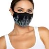 Leg Avenue Fire & Ice Rhinestone Face Mask