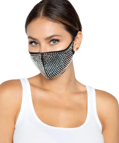 Leg Avenue Mika Rhinestone Face Mask