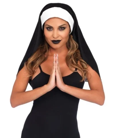 Leg Avenue Nun Habit Costume Headband