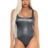 Leg Avenue Party Girl Shimmer Thong Bodysuit