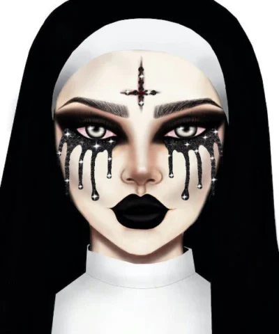 Leg Avenue Possessed Adhesive Face Jewels Sticker Costume Jewelry