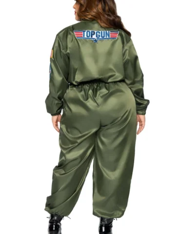 Leg Avenue Ladies Licensed Costumes Top Gun Parachute Flight Suit Costume