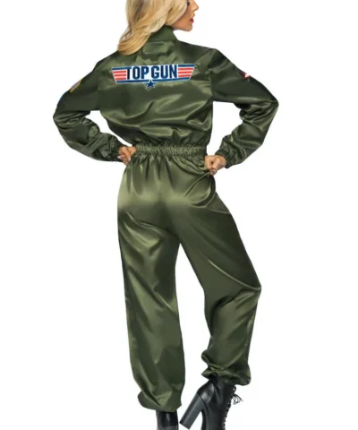 Leg Avenue Ladies Licensed Costumes Top Gun Parachute Flight Suit Costume