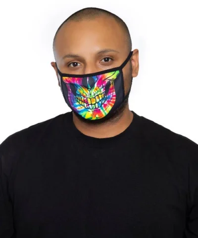 Leg Avenue Tie Dye Skull Face Mask