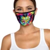 Leg Avenue Tie Dye Skull Face Mask