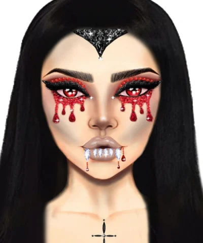 Leg Avenue Vampire Adhesive Face Jewels Sticker