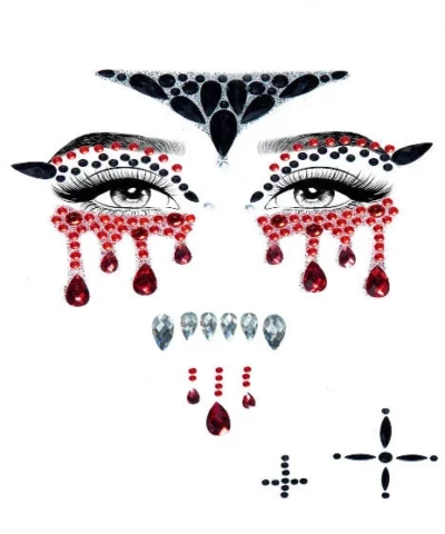 Leg Avenue Vampire Adhesive Face Jewels Sticker
