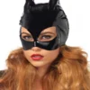 Leg Avenue Face Mask Wet Look Vinyl Catwoman Costume Mask