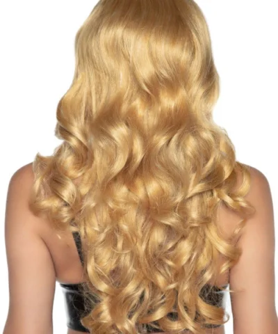 Leg Avenue 26” Long Curly Bang Wig With Braid