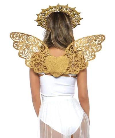 Leg Avenue Golden Angel Wing & Halo Costume Kit