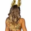 Leg Avenue Golden Goddess Floral And Feather Headband Best Selling Products