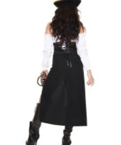 Music Legs Ladies Pirates Adventurous Captain Women Costume