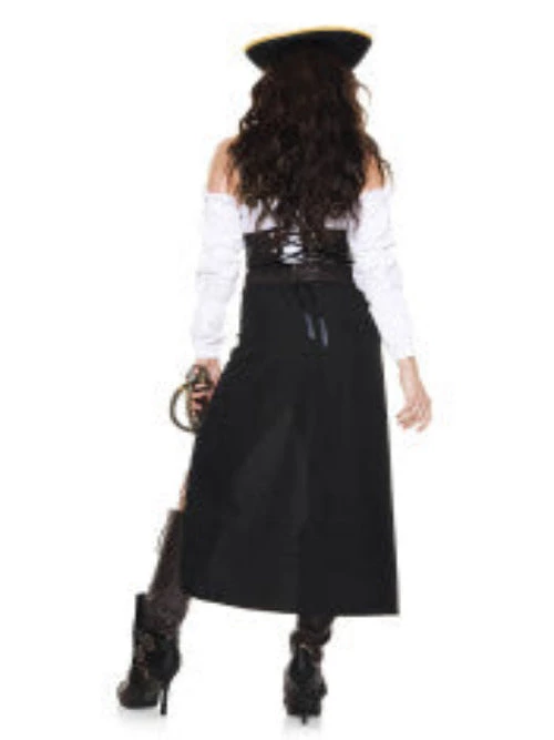 Music Legs Ladies Pirates Adventurous Captain Women Costume