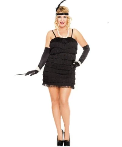 Music Legs 1920's Flaming Flapper Costume
